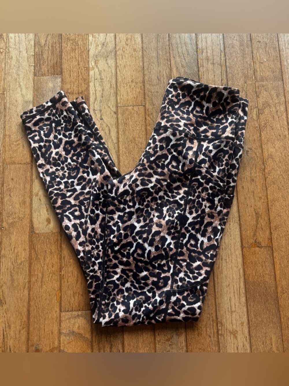 Womens Leopard leggings-M